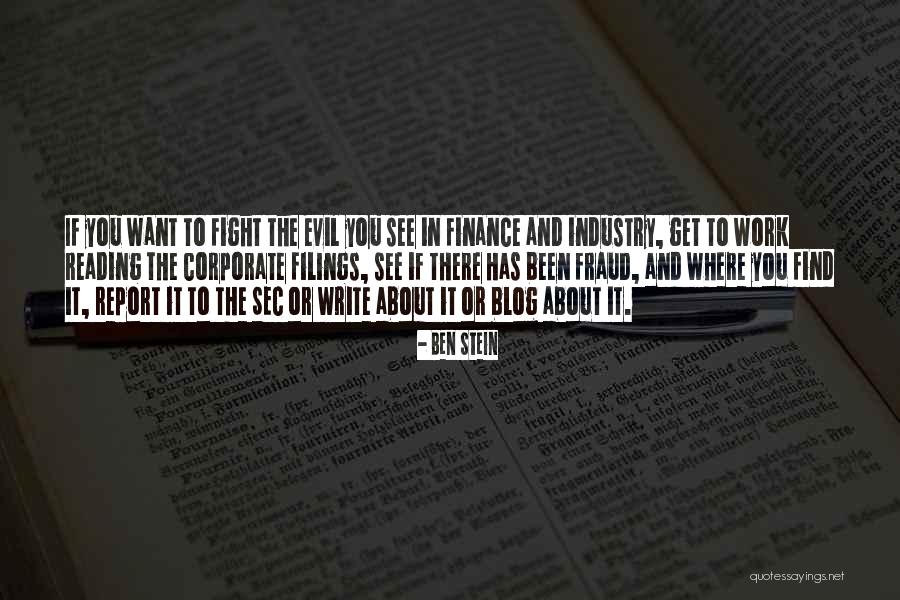 Finance Industry Quotes By Ben Stein Finance Industry Quotes By Ben Stein
