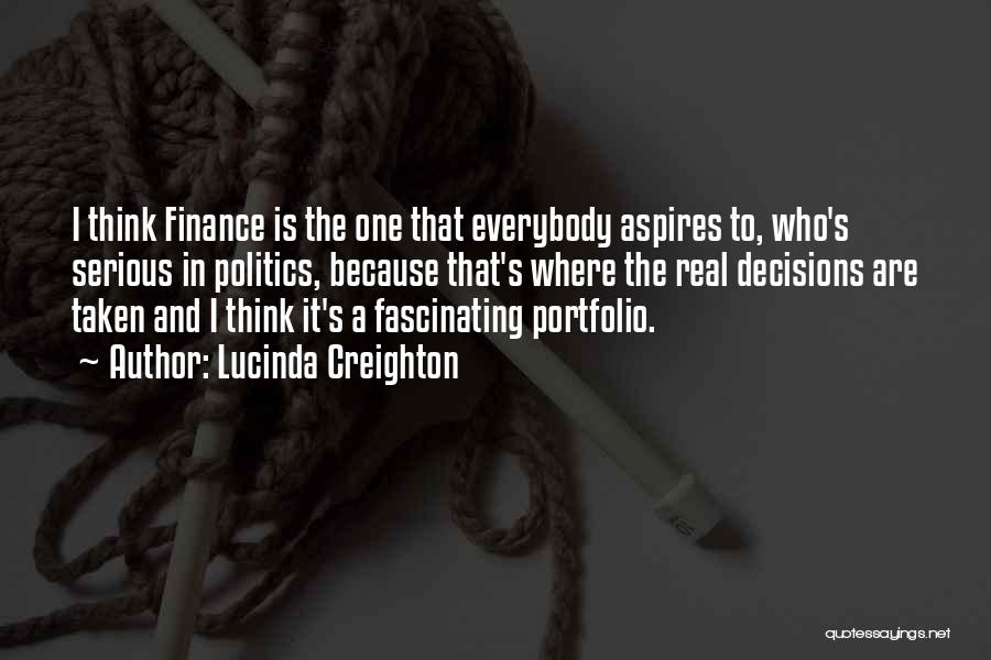 Finance Quotes By Lucinda Creighton