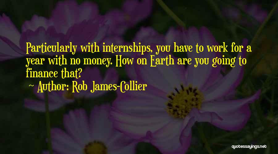 Finance Quotes By Rob James-Collier