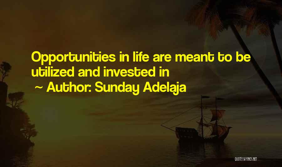 Finance Quotes By Sunday Adelaja