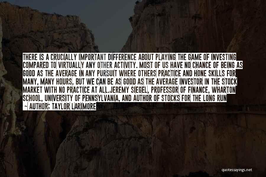 Finance Stock Quotes By Taylor Larimore