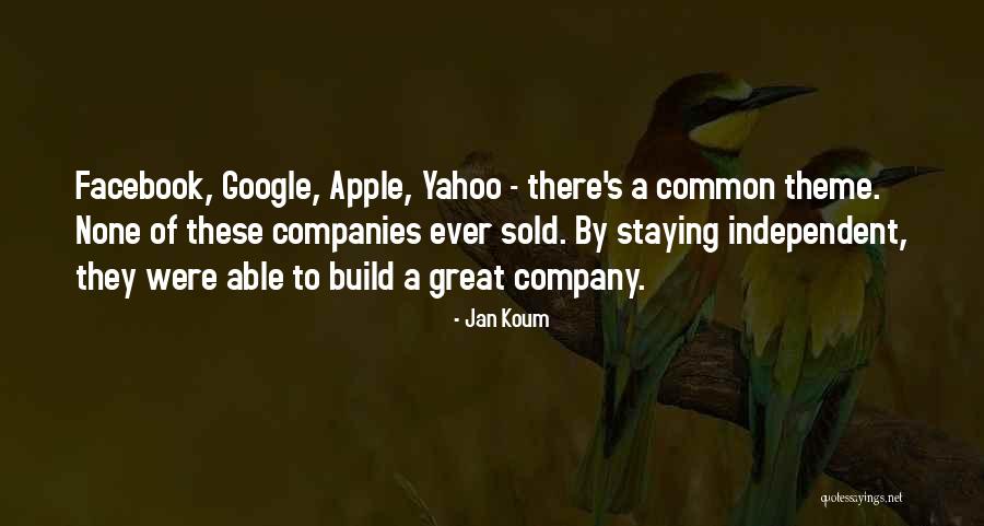 Financeiro De Uma Quotes By Jan Koum Financeiro De Uma Quotes By Jan Koum