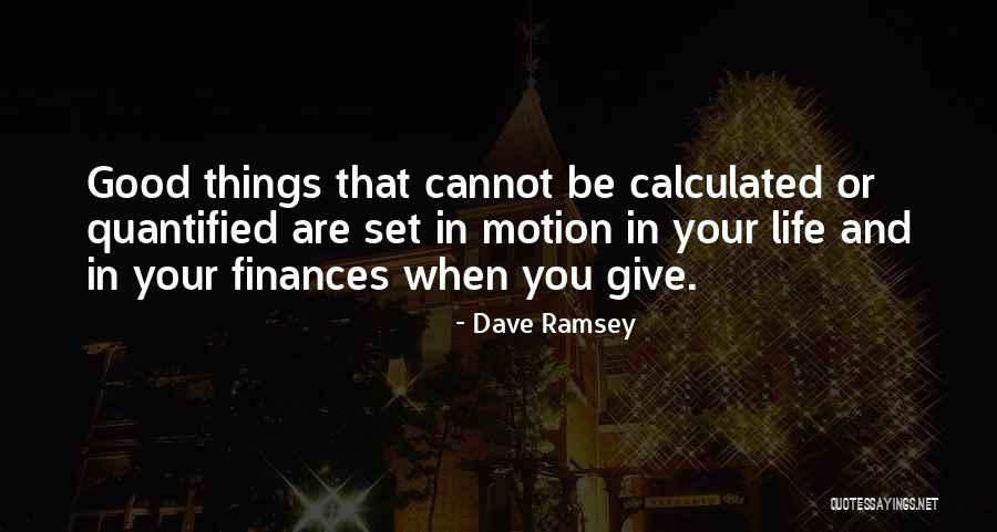 Finances Quotes By Dave Ramsey