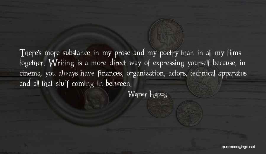 Finances Quotes By Werner Herzog