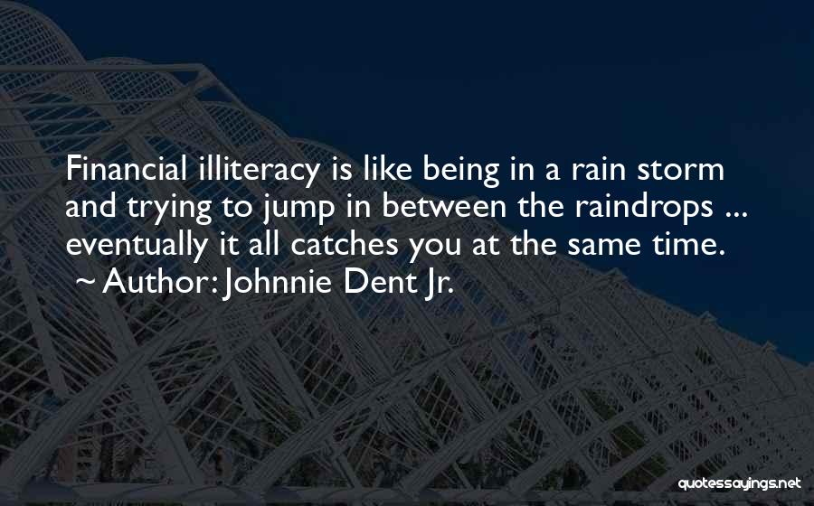 Financial Advice Quotes By Johnnie Dent Jr.