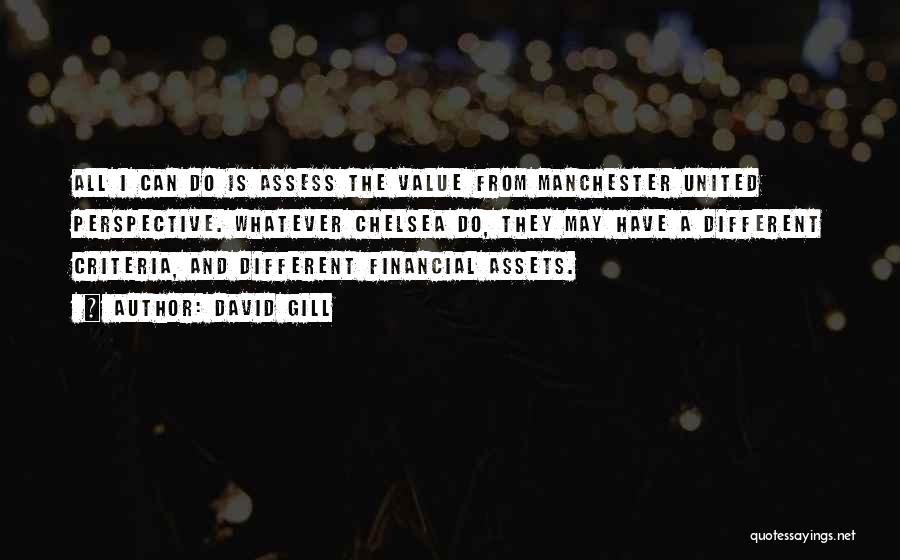 Financial Assets Quotes By David Gill