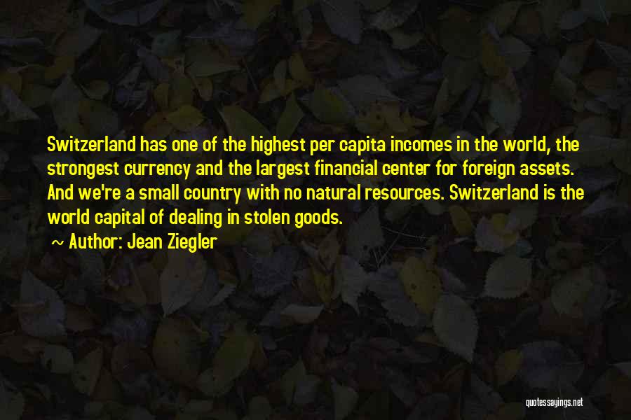 Financial Assets Quotes By Jean Ziegler