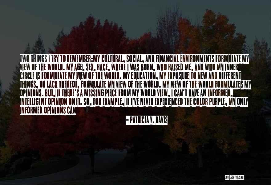 Financial Education Quotes By Patricia V. Davis Financial Education Quotes By Patricia V. Davis