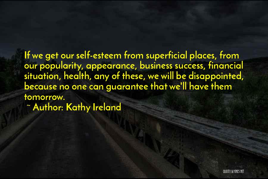 Financial Health Quotes By Kathy Ireland