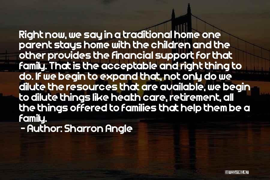 Financial Health Quotes By Sharron Angle