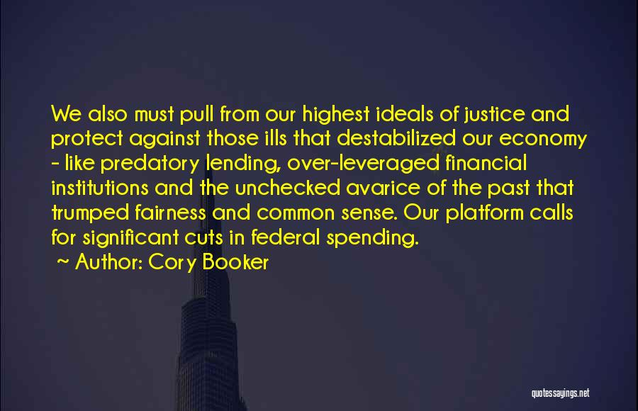 Financial Institutions Quotes By Cory Booker