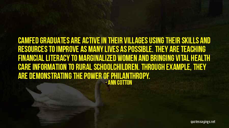 Financial Literacy Quotes By Ann Cotton Financial Literacy Quotes By Ann Cotton