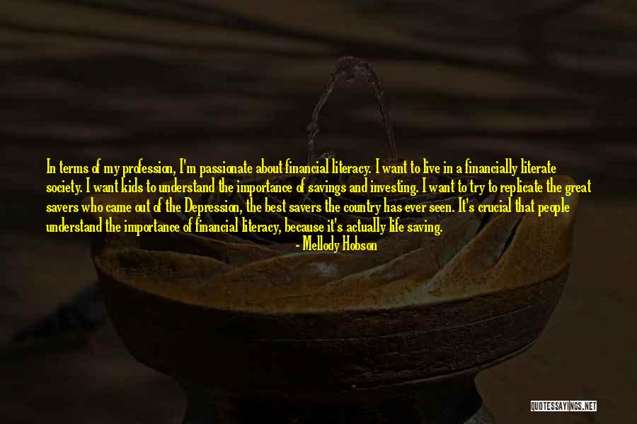 Financial Literacy Quotes By Mellody Hobson Financial Literacy Quotes By Mellody Hobson