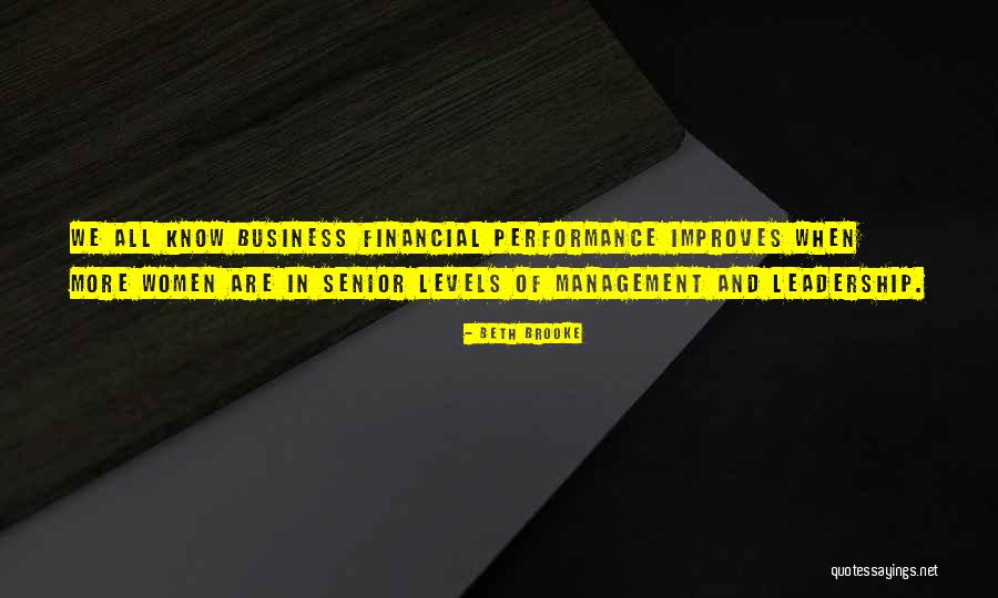 Financial Management Quotes By Beth Brooke