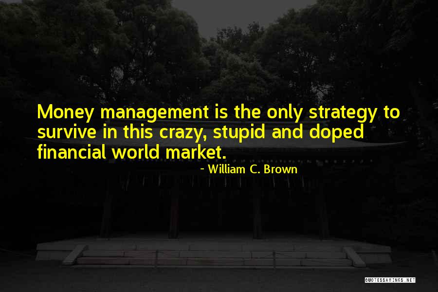 Financial Management Quotes By William C. Brown