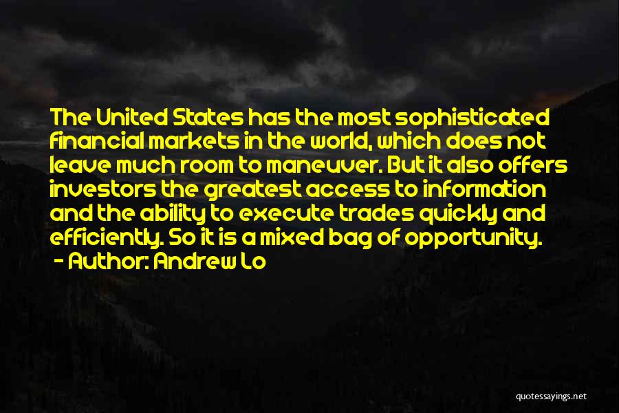 Financial Markets Quotes By Andrew Lo