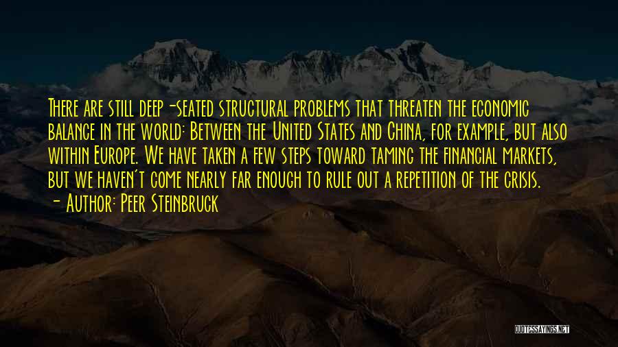 Financial Markets Quotes By Peer Steinbruck