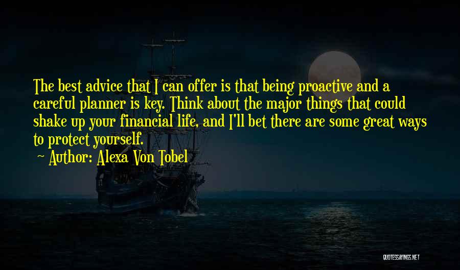 Financial Planner Quotes By Alexa Von Tobel