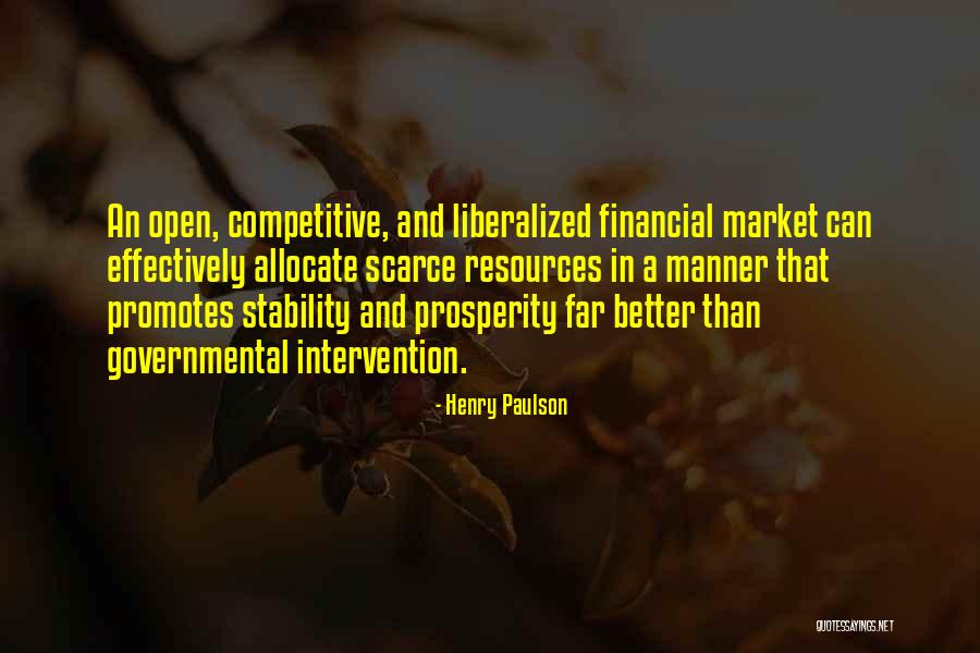 Financial Prosperity Quotes By Henry Paulson Financial Prosperity Quotes By Henry Paulson