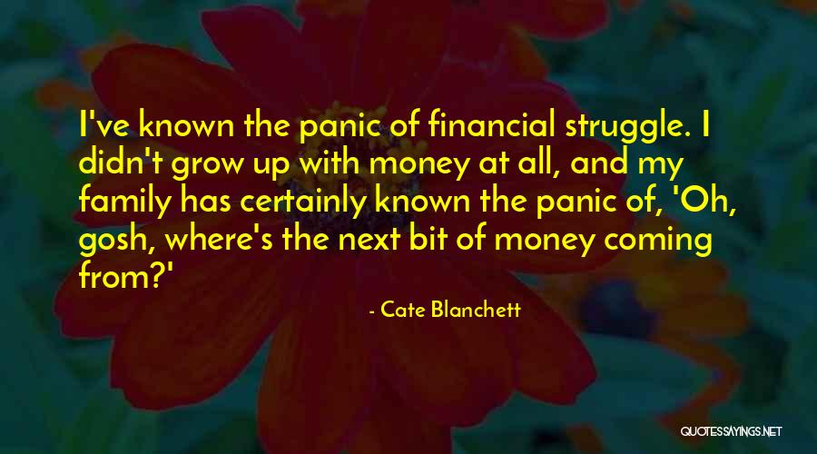 Financial Quotes By Cate Blanchett