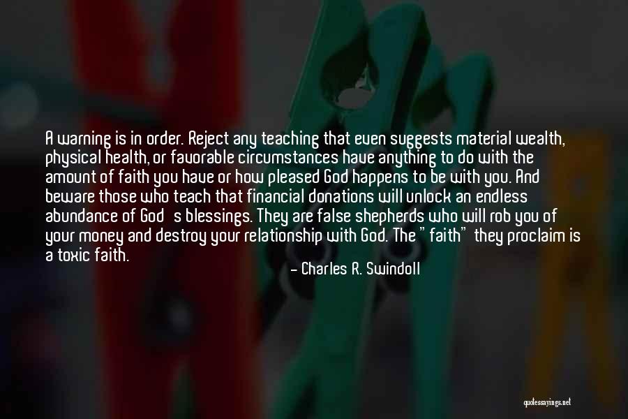 Financial Quotes By Charles R. Swindoll