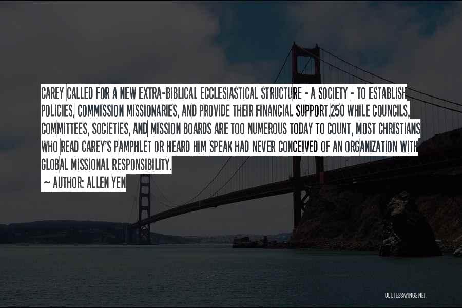 Financial Responsibility Quotes By Allen Yen