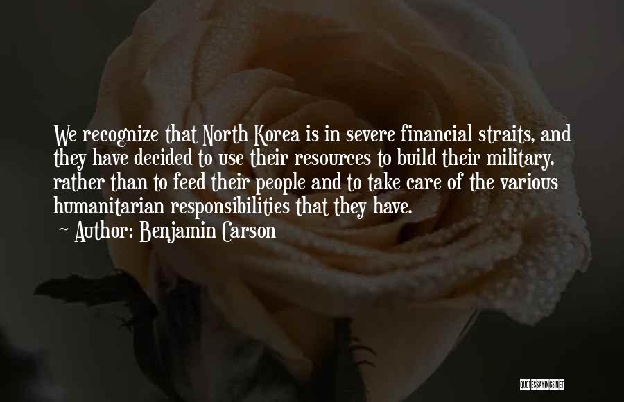 Financial Responsibility Quotes By Benjamin Carson