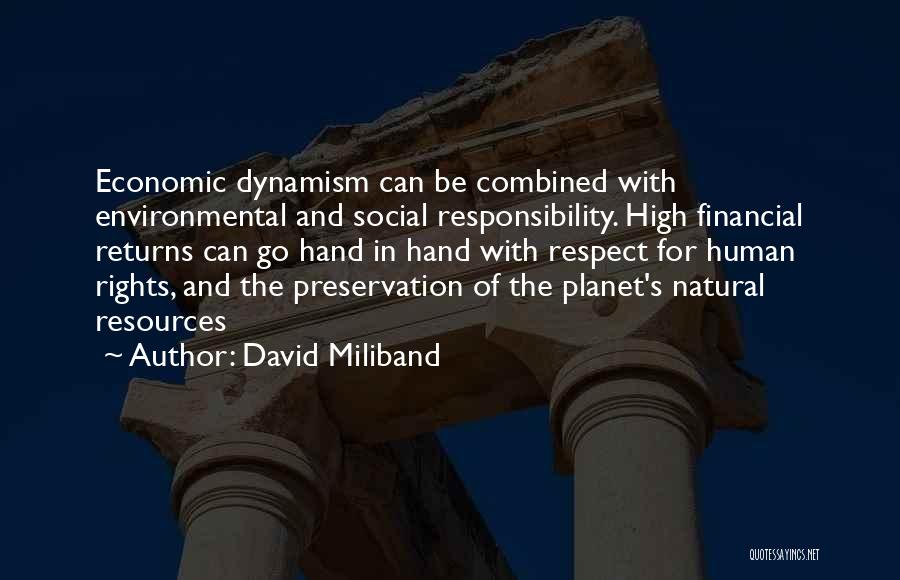 Financial Responsibility Quotes By David Miliband