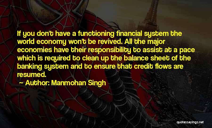 Financial Responsibility Quotes By Manmohan Singh