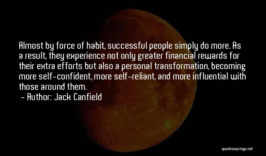 Financial Rewards Quotes By Jack Canfield