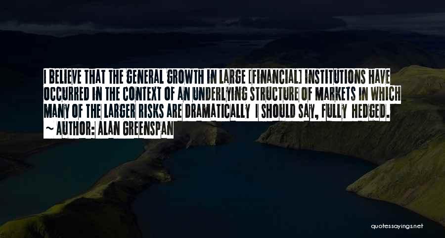 Financial Risk Quotes By Alan Greenspan