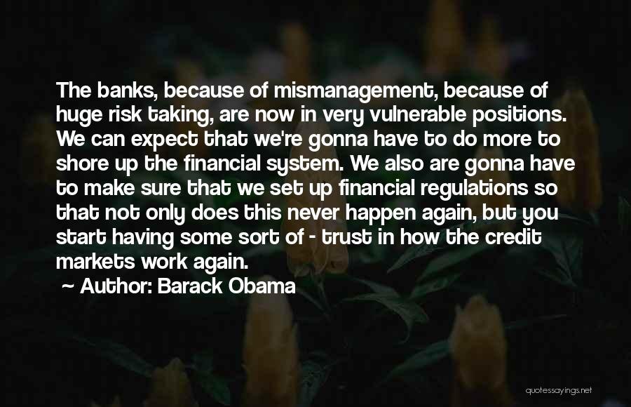 Financial Risk Quotes By Barack Obama