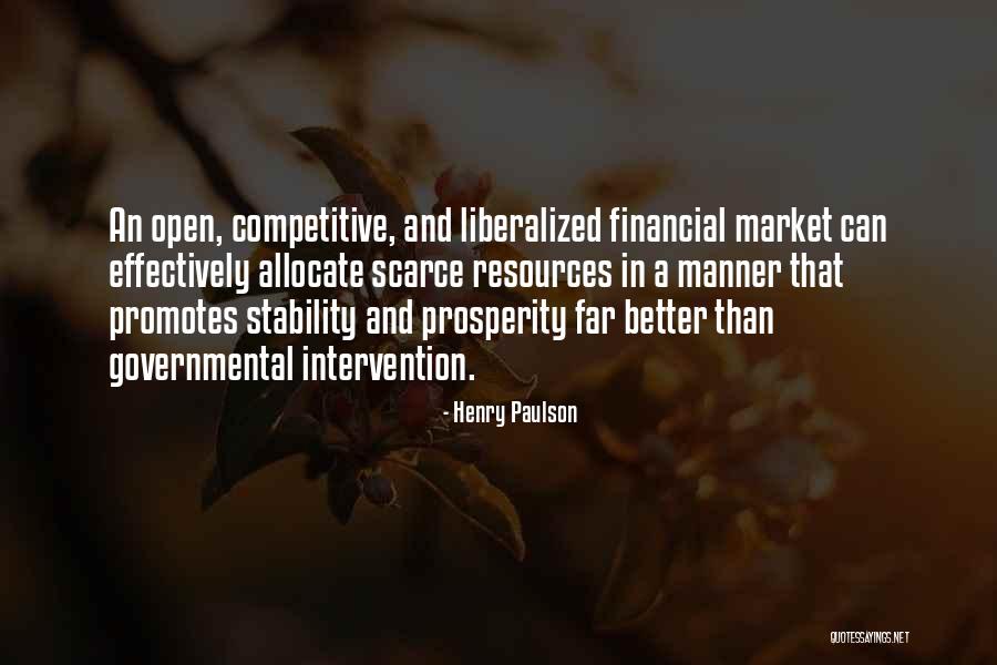 Financial Stability Quotes By Henry Paulson