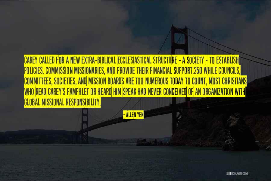 Financial Support Quotes By Allen Yen Financial Support Quotes By Allen Yen
