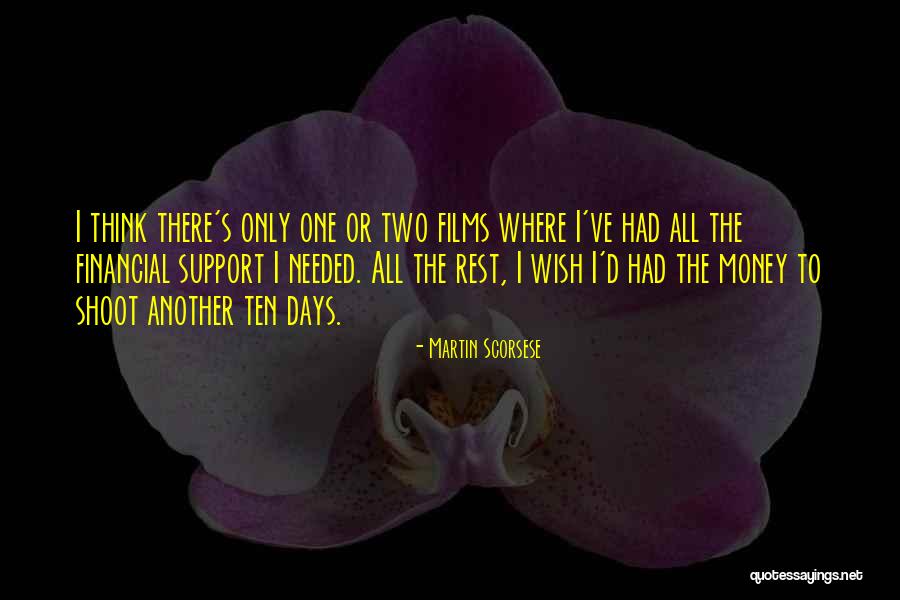 Financial Support Quotes By Martin Scorsese Financial Support Quotes By Martin Scorsese