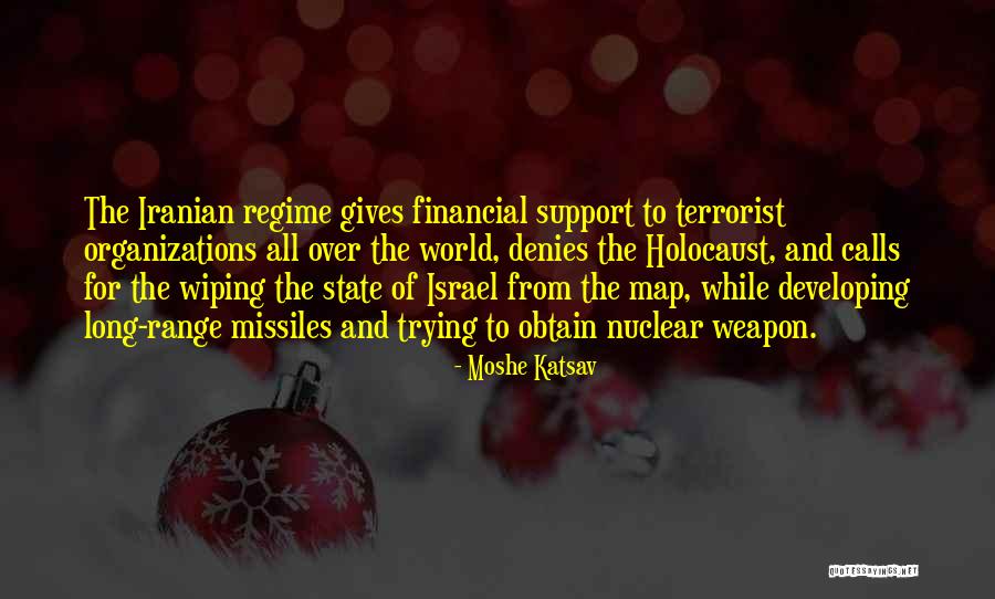 Financial Support Quotes By Moshe Katsav Financial Support Quotes By Moshe Katsav