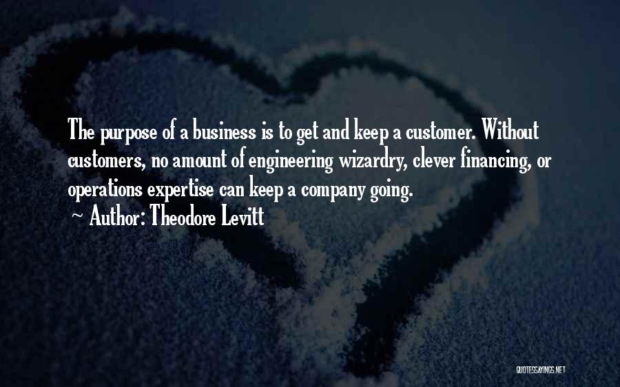 Financing A Business Quotes By Theodore Levitt