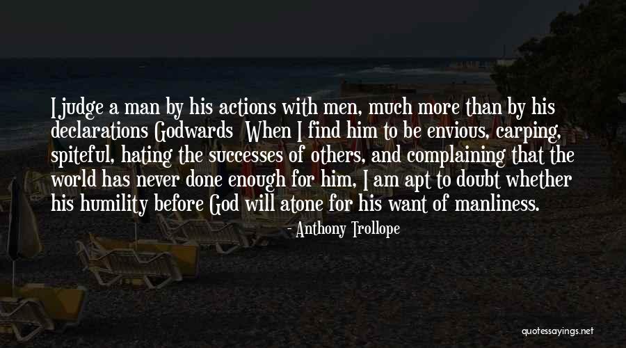 Find A Man Of God Quotes By Anthony Trollope