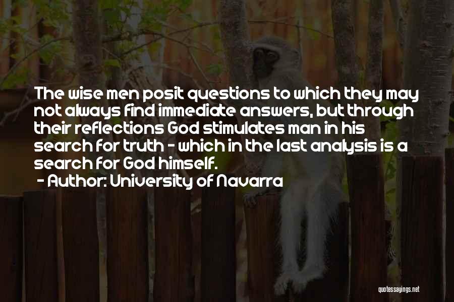 Find A Man Of God Quotes By University Of Navarra