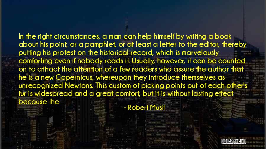 Find A New Man Quotes By Robert Musil