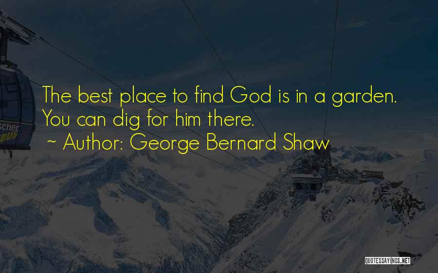 Find A Place Quotes By George Bernard Shaw