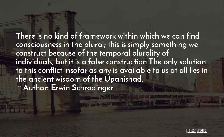 Find A Solution Quotes By Erwin Schrodinger