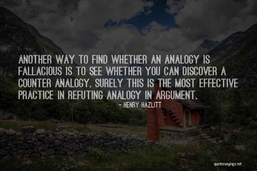 Find Another You Quotes By Henry Hazlitt