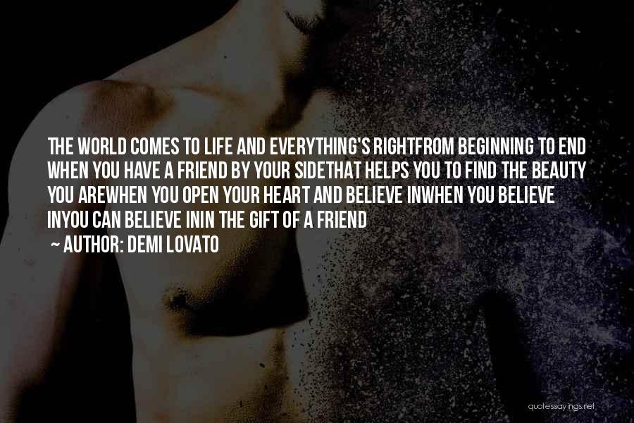 Find Beauty In Life Quotes By Demi Lovato