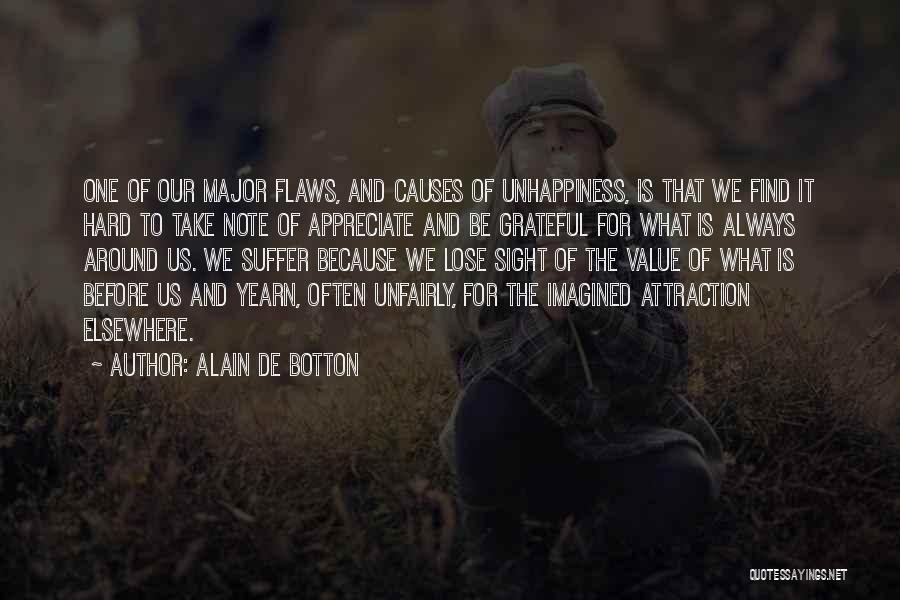 Find Gratitude Quotes By Alain De Botton