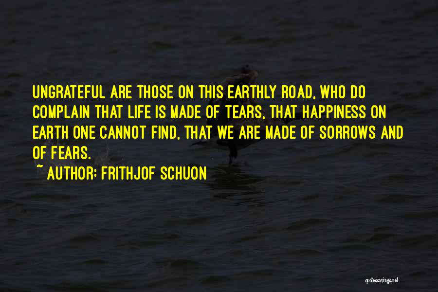 Find Gratitude Quotes By Frithjof Schuon