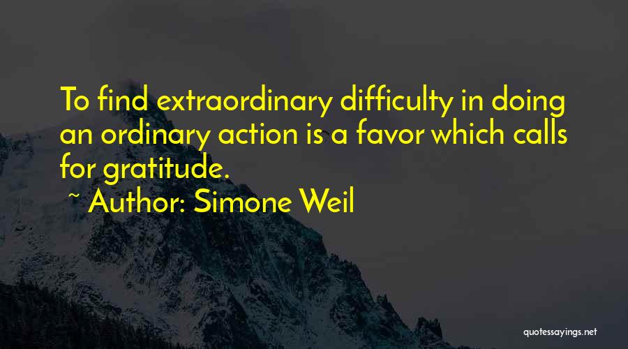Find Gratitude Quotes By Simone Weil