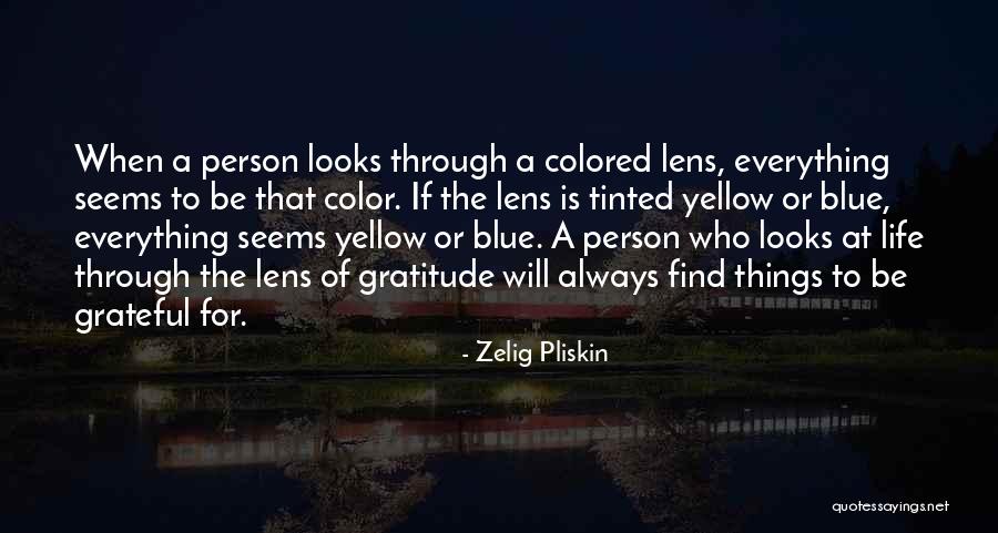 Find Gratitude Quotes By Zelig Pliskin