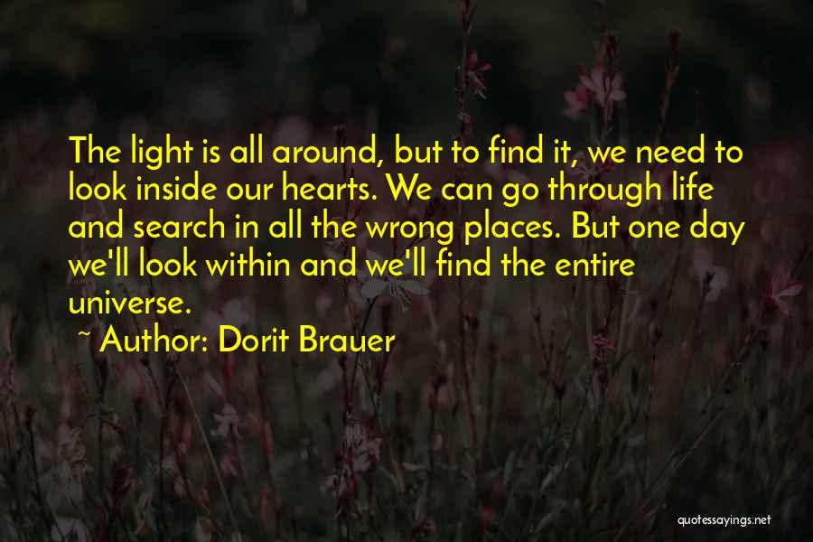 Find Inner Happiness Quotes By Dorit Brauer