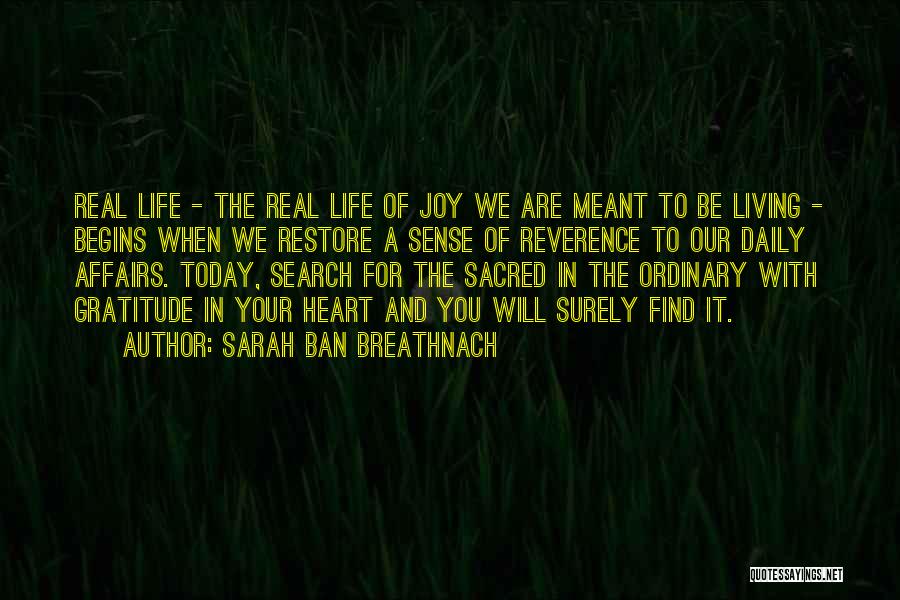 Find Joy In Your Life Quotes By Sarah Ban Breathnach